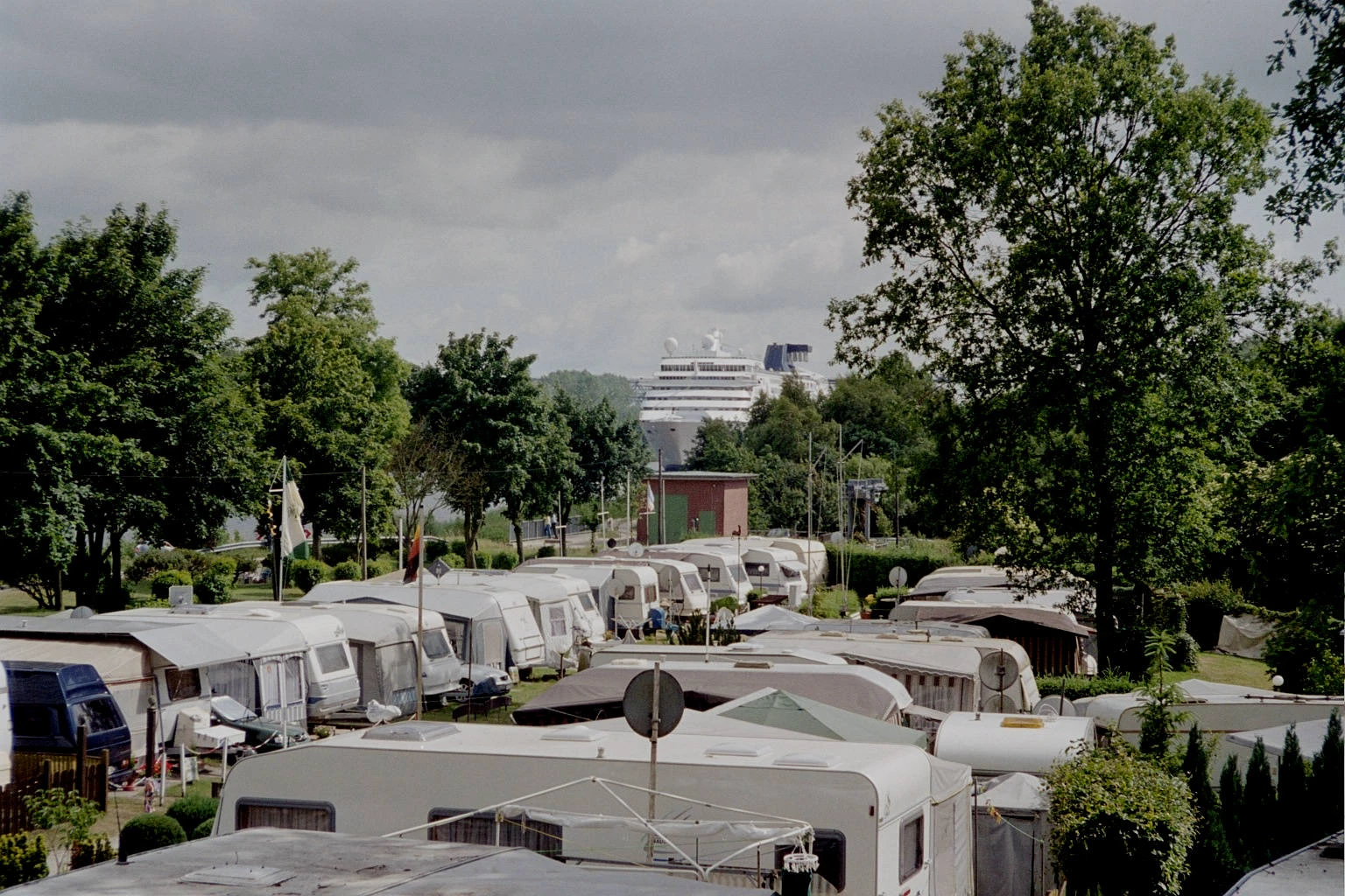 Campingplatz am Nord-Ostsee-Kanal